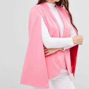 Pink Blazer Cape